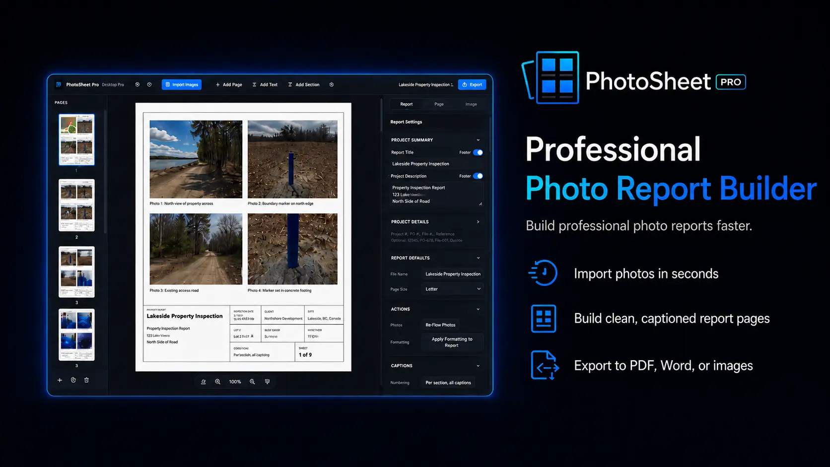 PhotoSheet Pro preview