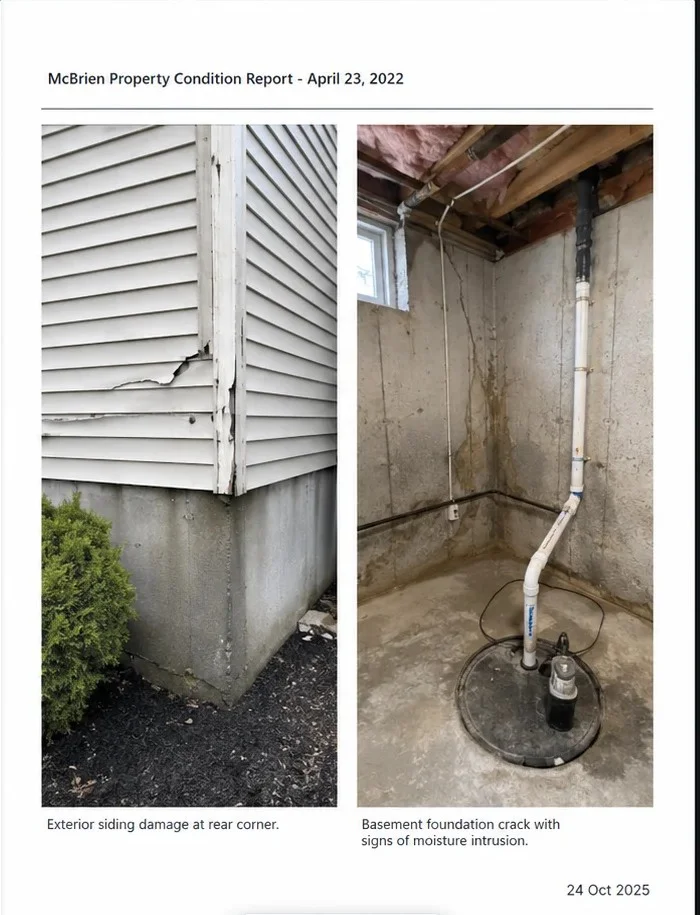 Property condition report sample